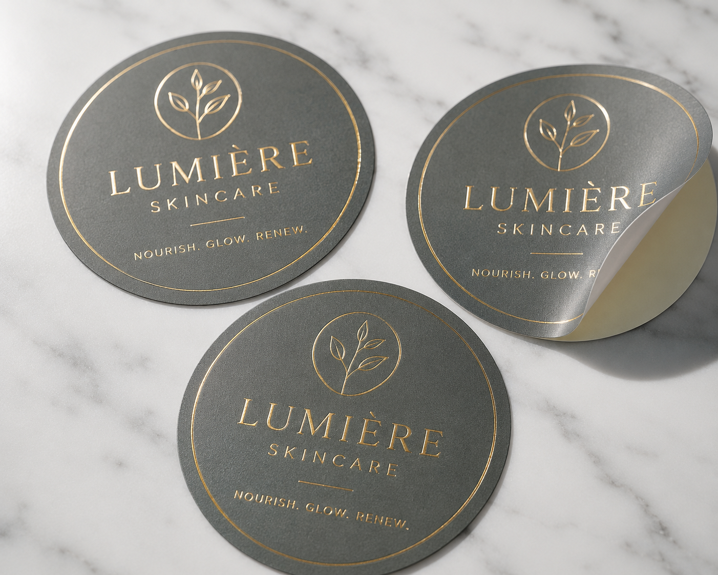 Digital Foil Stamping Sticker