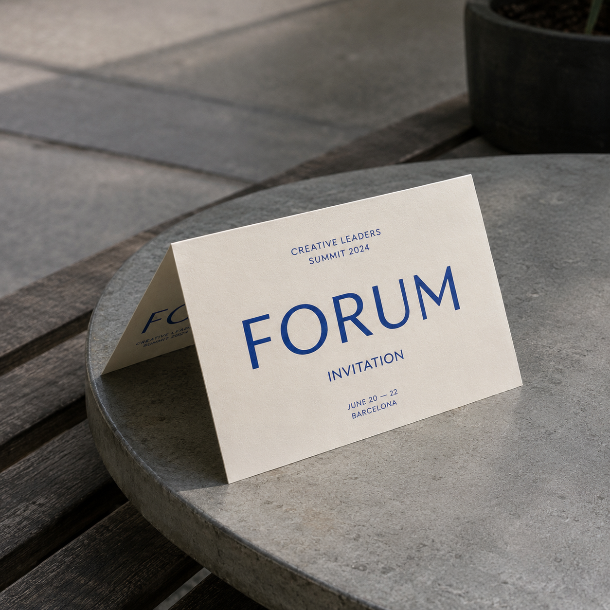Folded business card 2