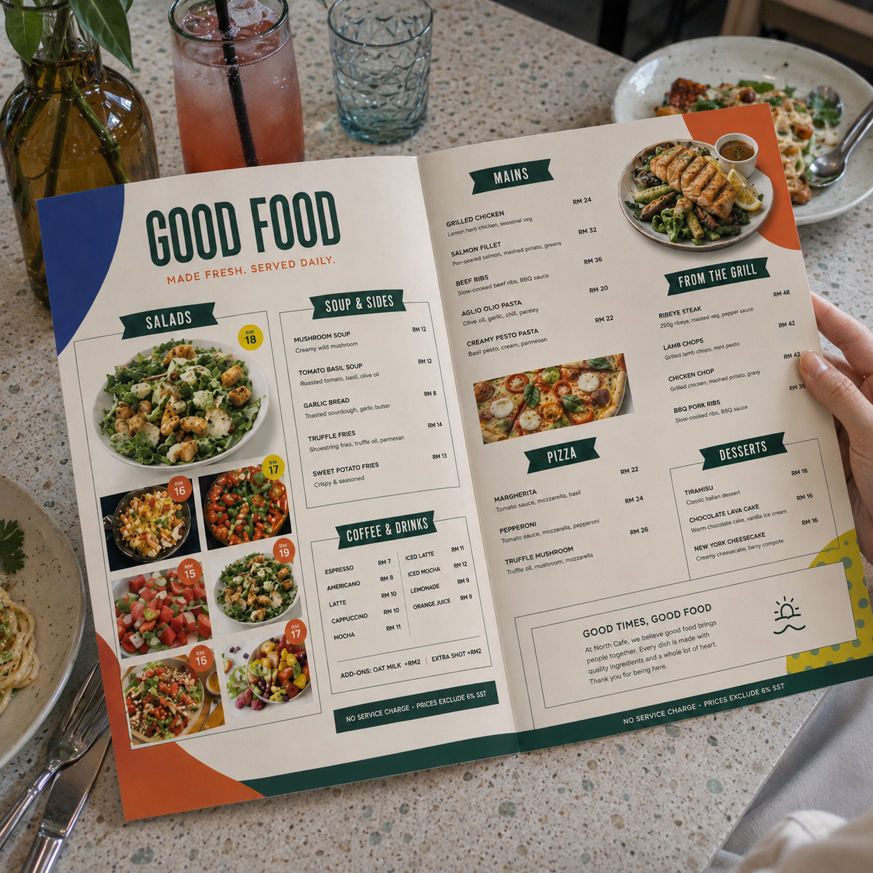 Menu Booklet 4