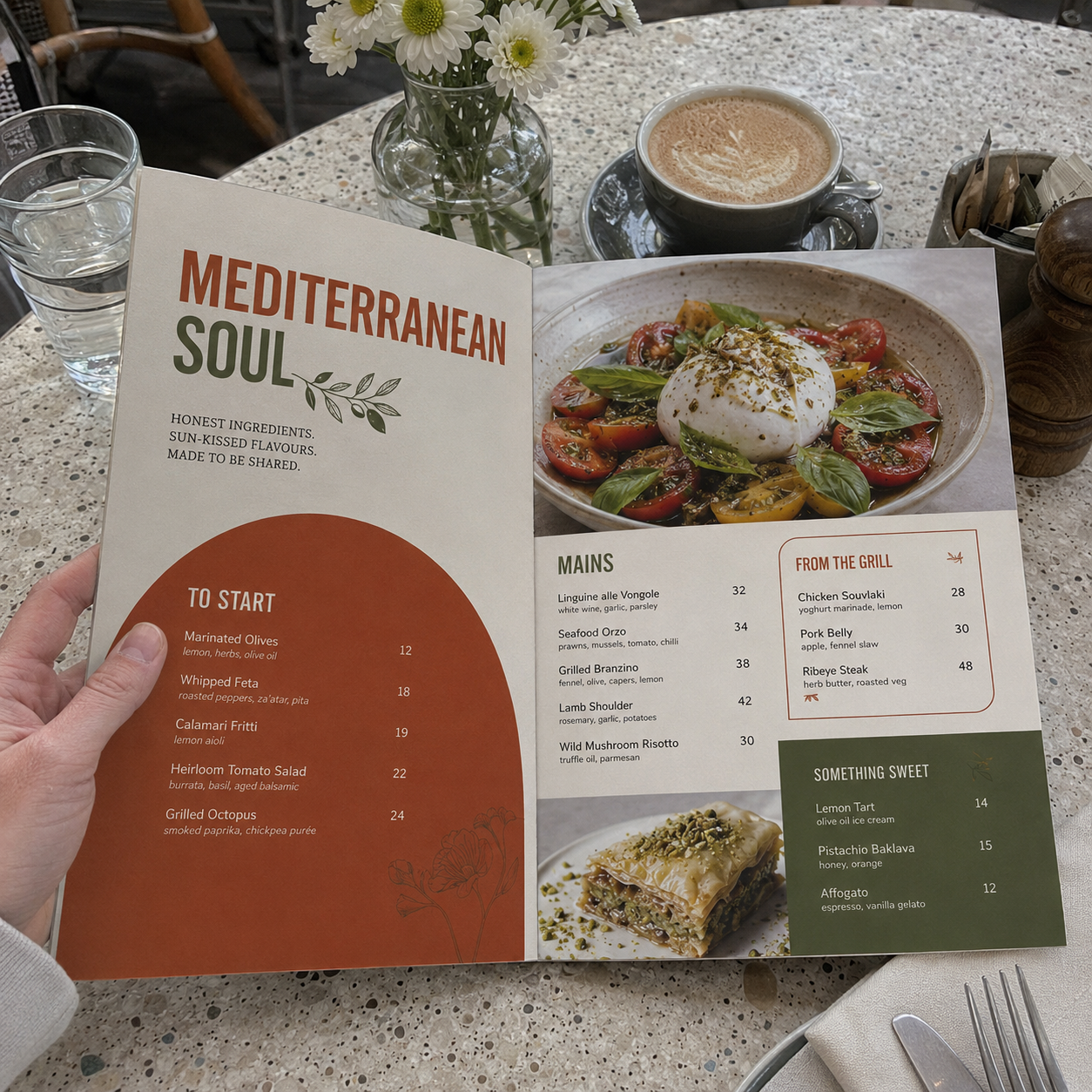 Menu Booklet 1