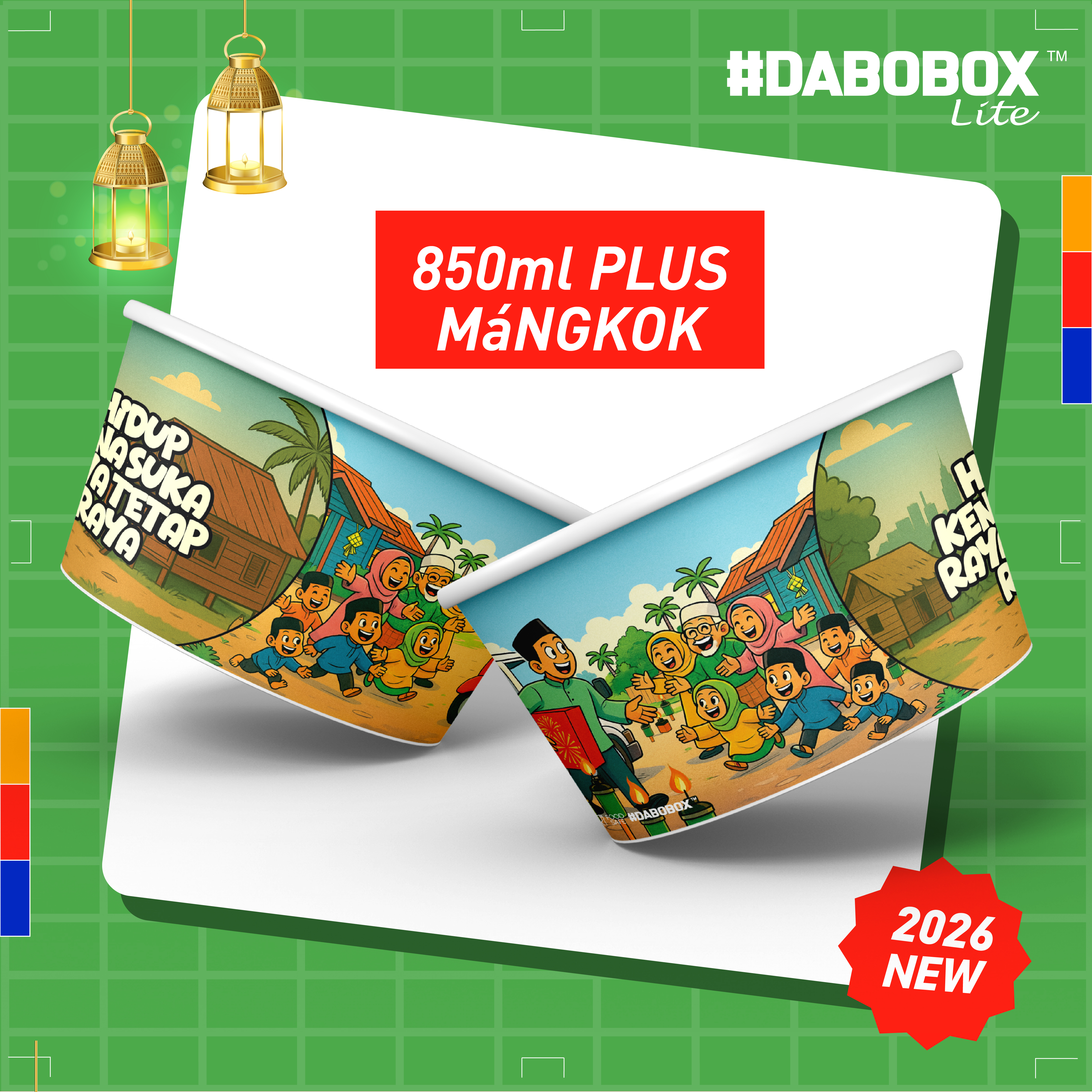 MáNGKOK Hidup Kena Terus, Raya Tetap Raya 850mML PLUS