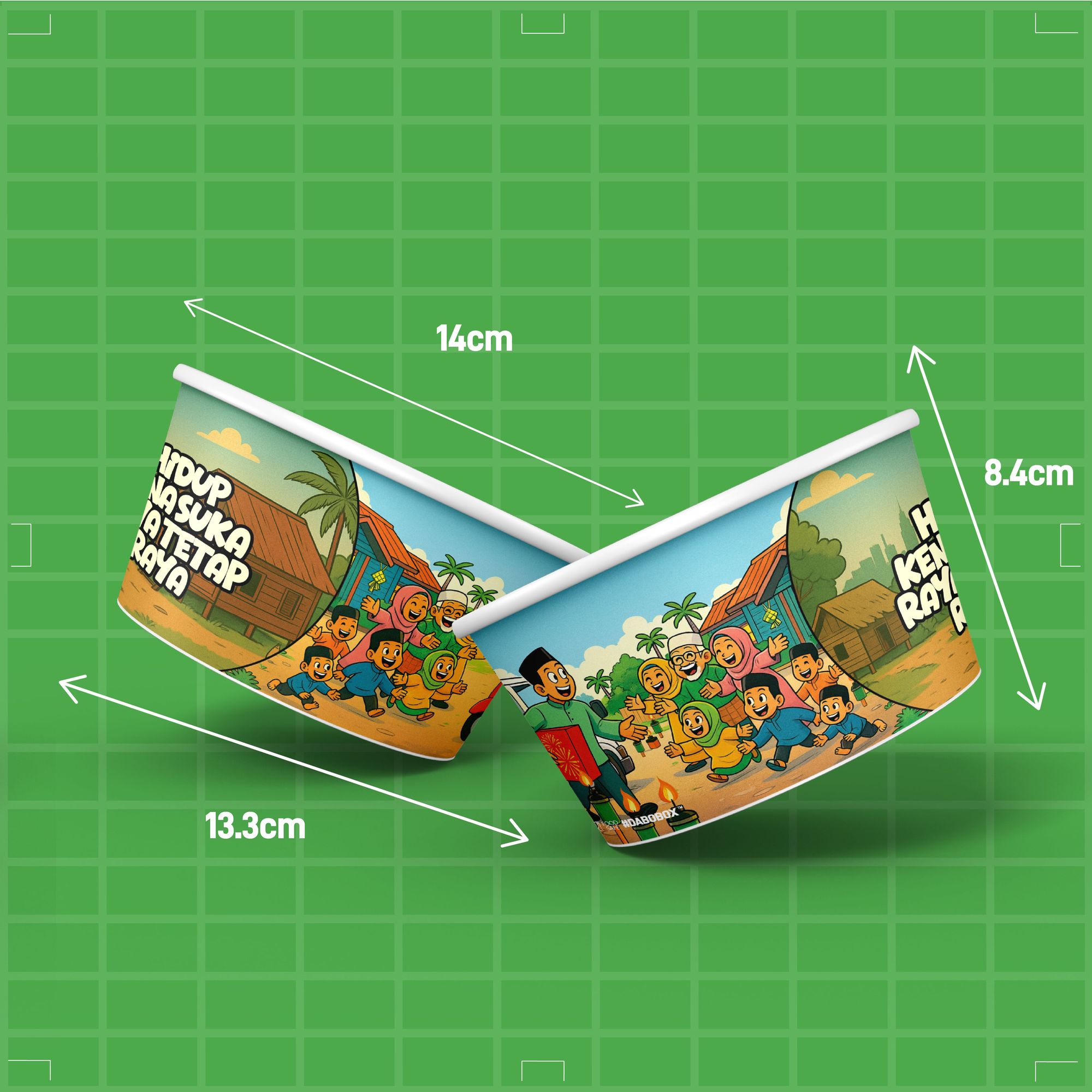 Hidup Kena Terus, Raya Tetap Raya Size