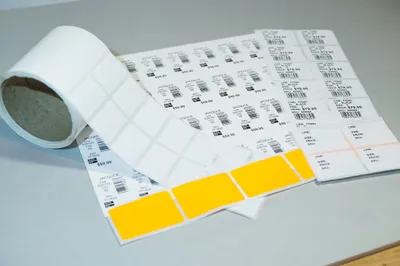 Blank Labels On Rolls [Labels and Stickers]