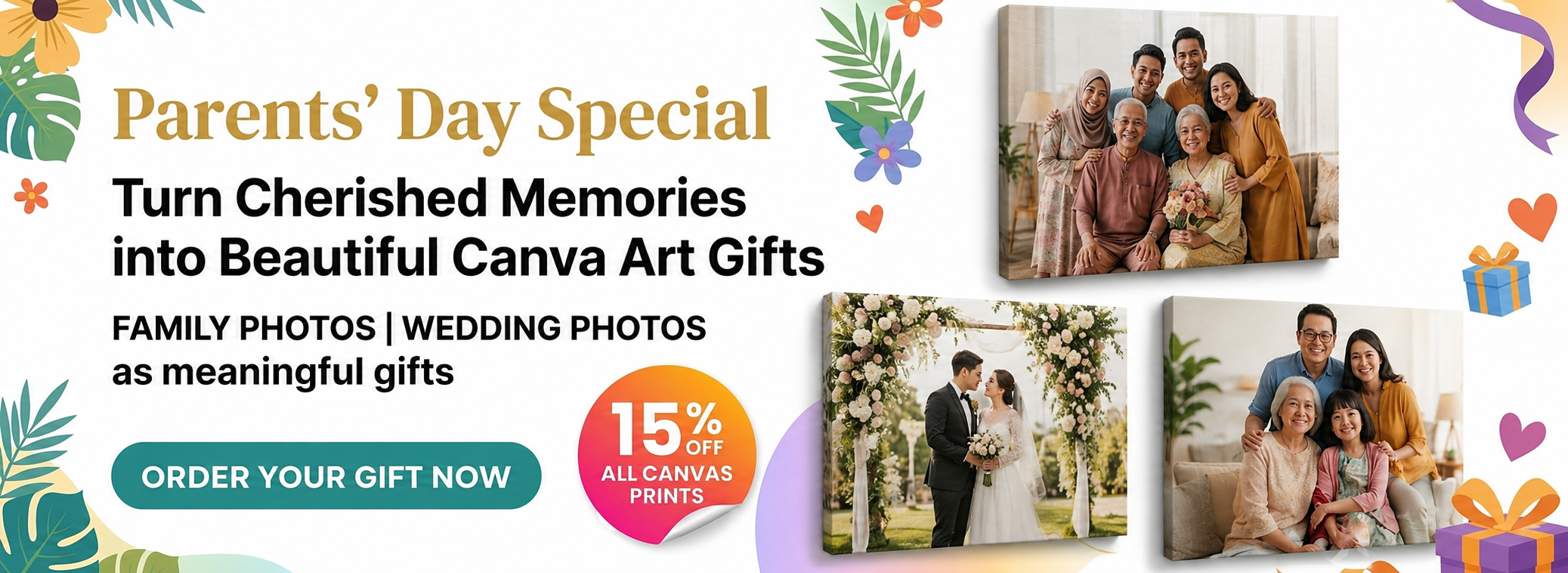 Canvas Promotion - Parents' Day Special