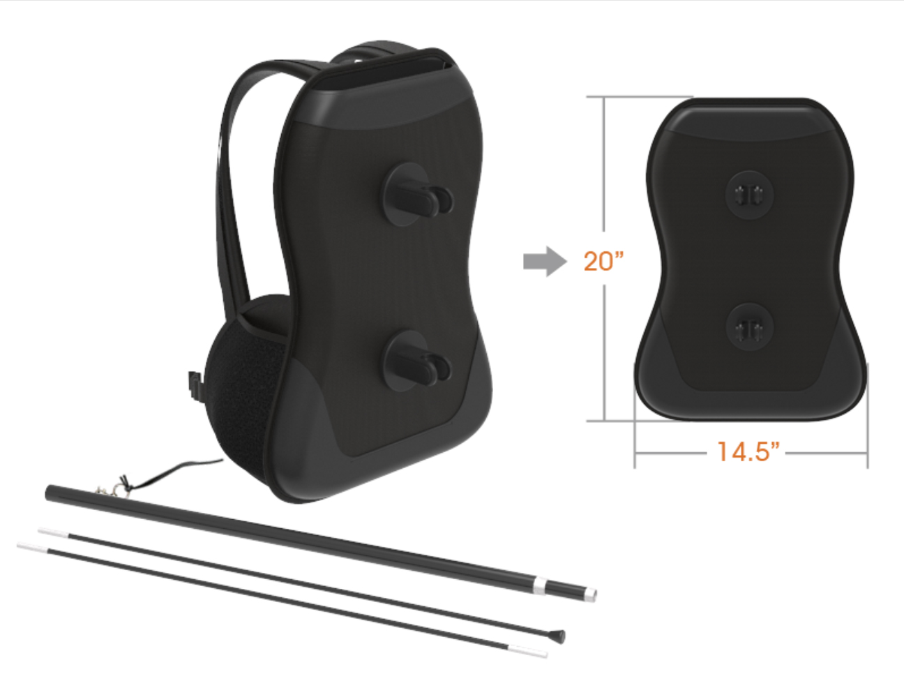 BackPack Flag (Stand Only)