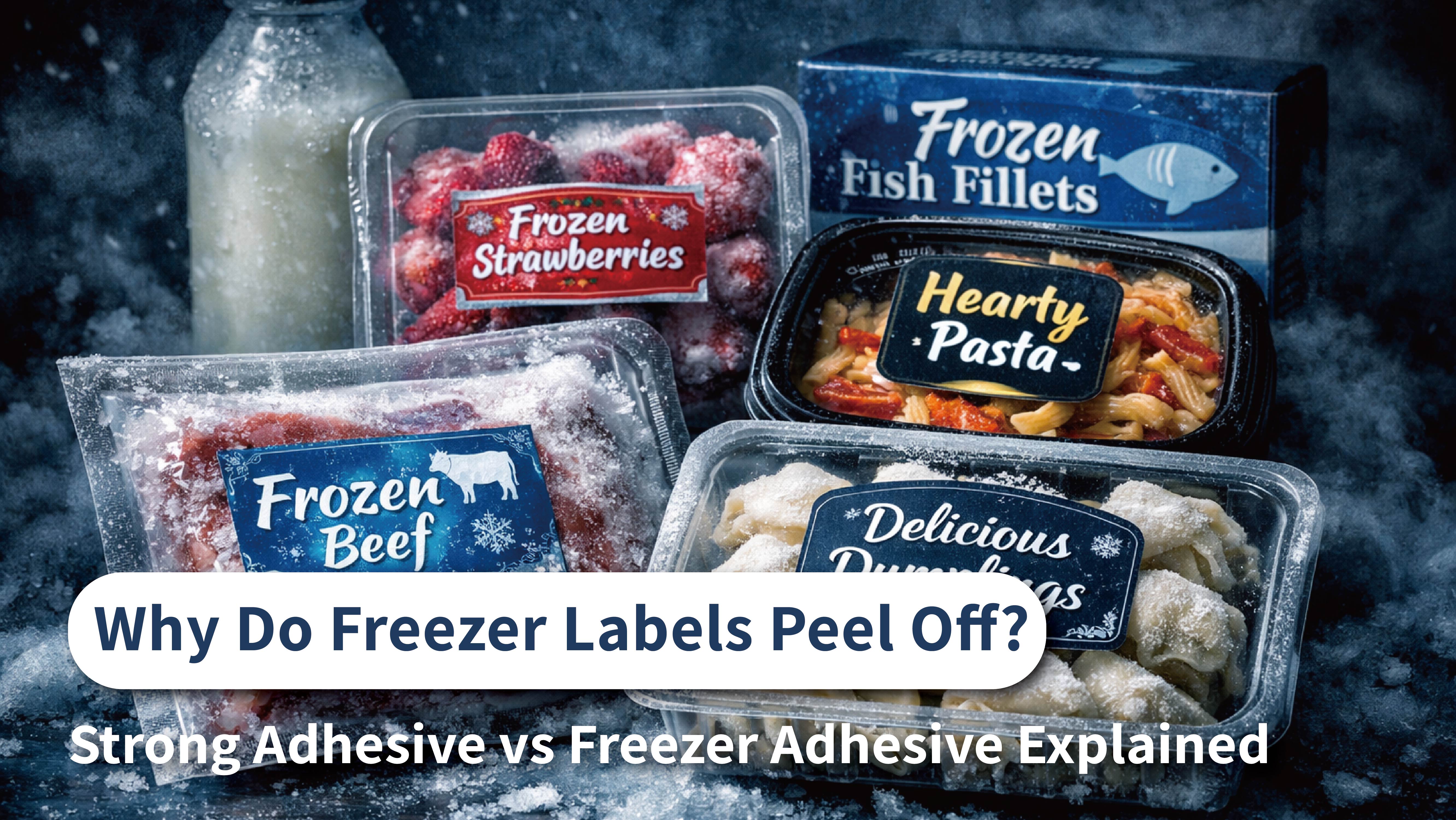 Why Do Freezer Labels Peel Off? A Clear Comparison of Strong Adhesive vs Freezer Adhesive