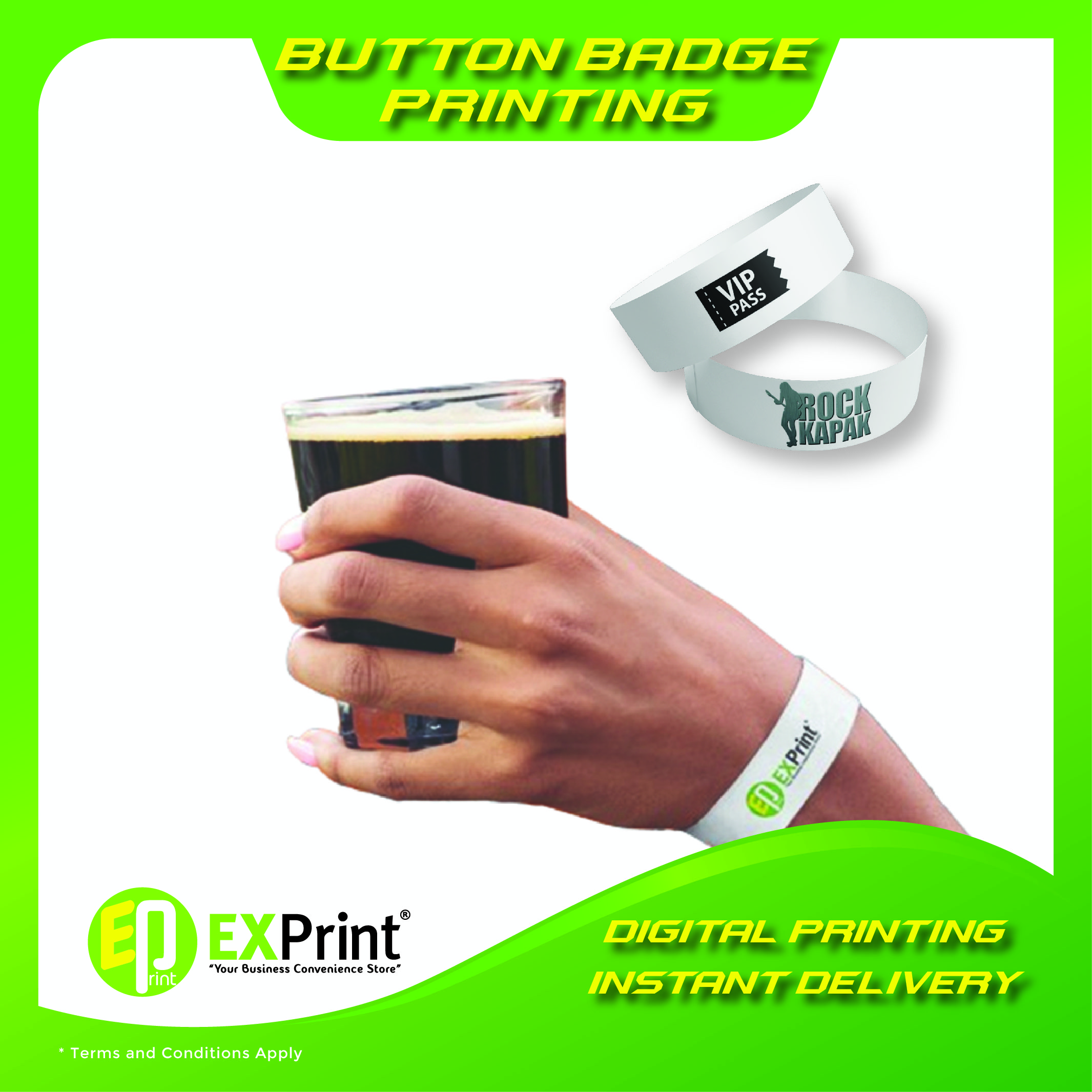 🟊 WRISTBAND PRINTING