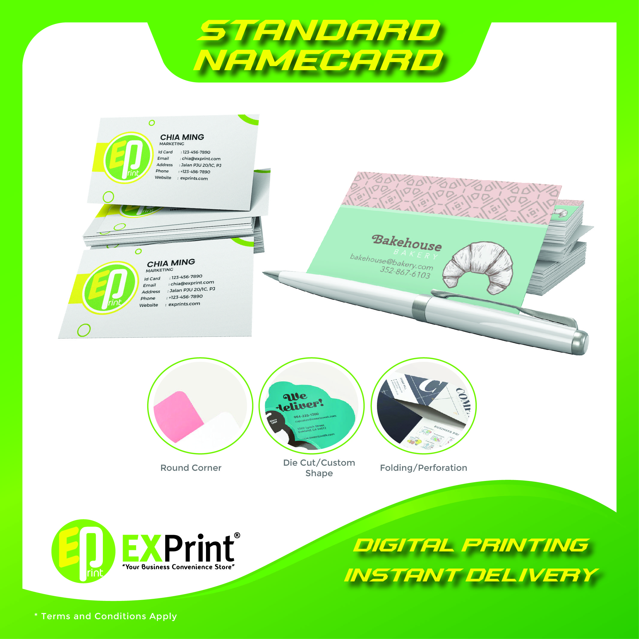 ✤ STANDARD NAME CARD