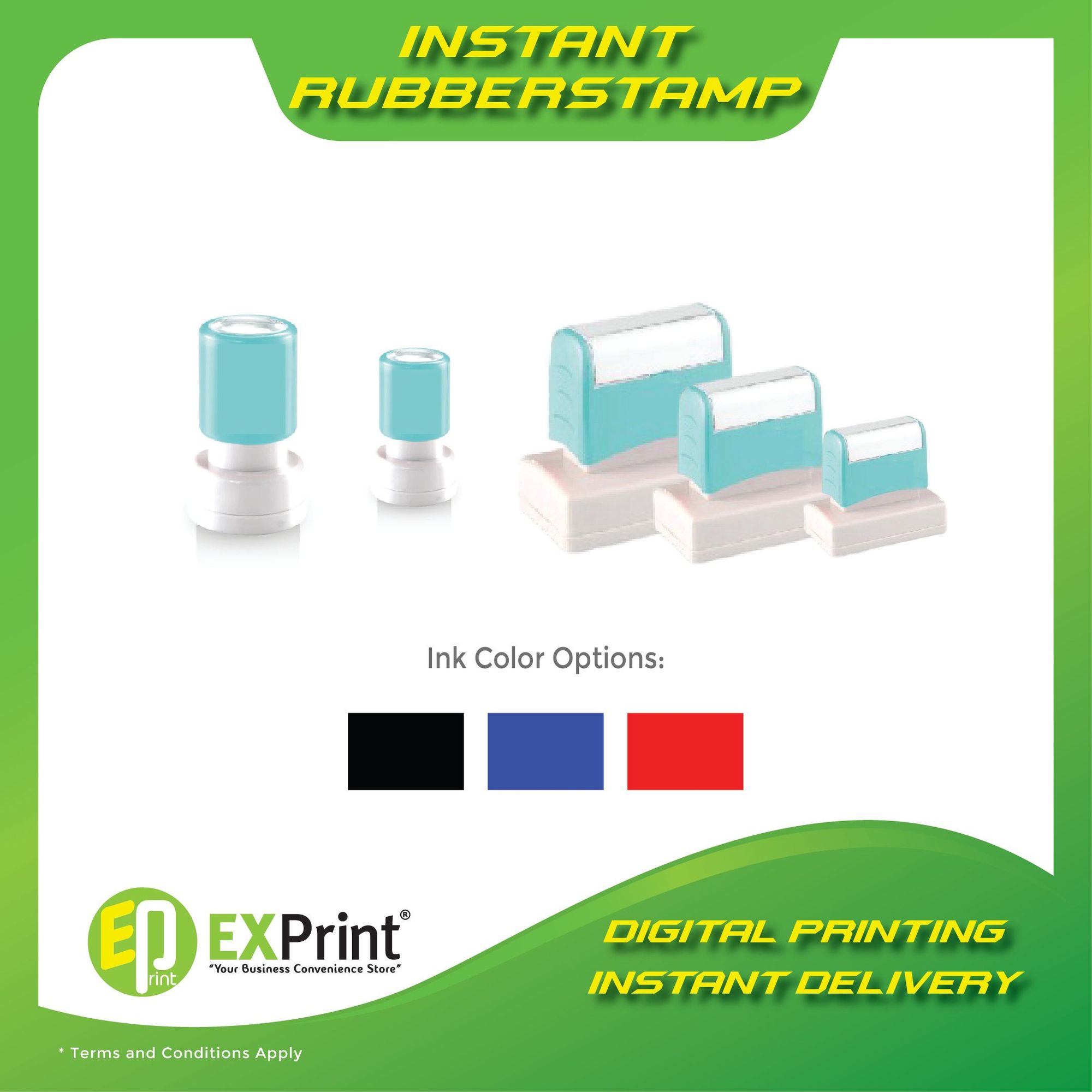 🟊 INSTANT RUBBER STAMP