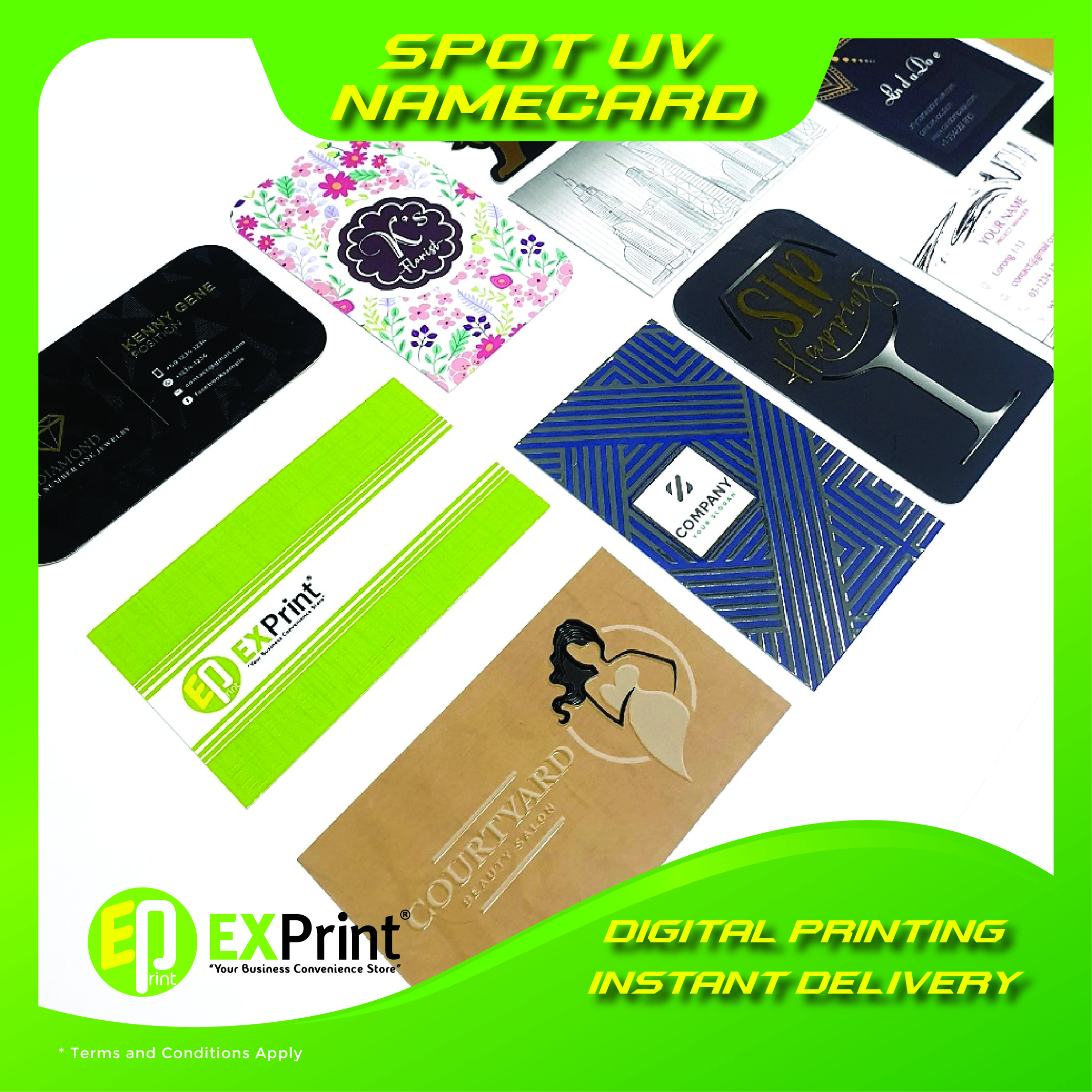 ✤ PREMIUM NAME CARD (SPOT UV)