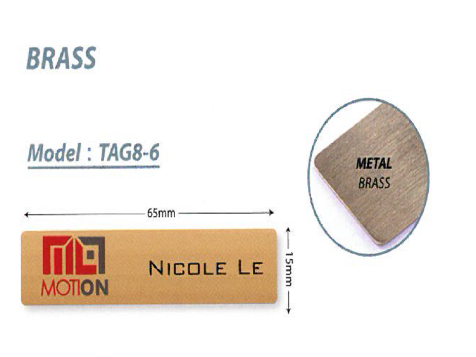 [A] COLOR TAG (METAL TAG) 6