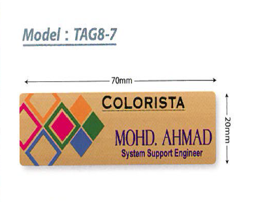 [A] COLOR TAG (METAL TAG) 7