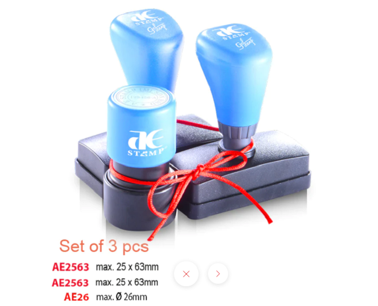 [A] BUSINESS SET STAMP 2