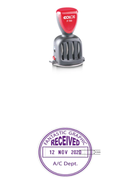 [A] COLOP (DIE PLATE DATER) 1