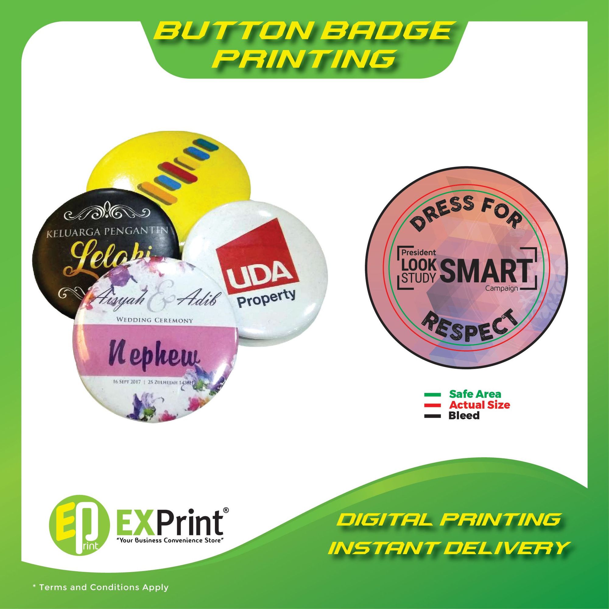 ✤ BUTTON BADGE (DIGITAL) 2