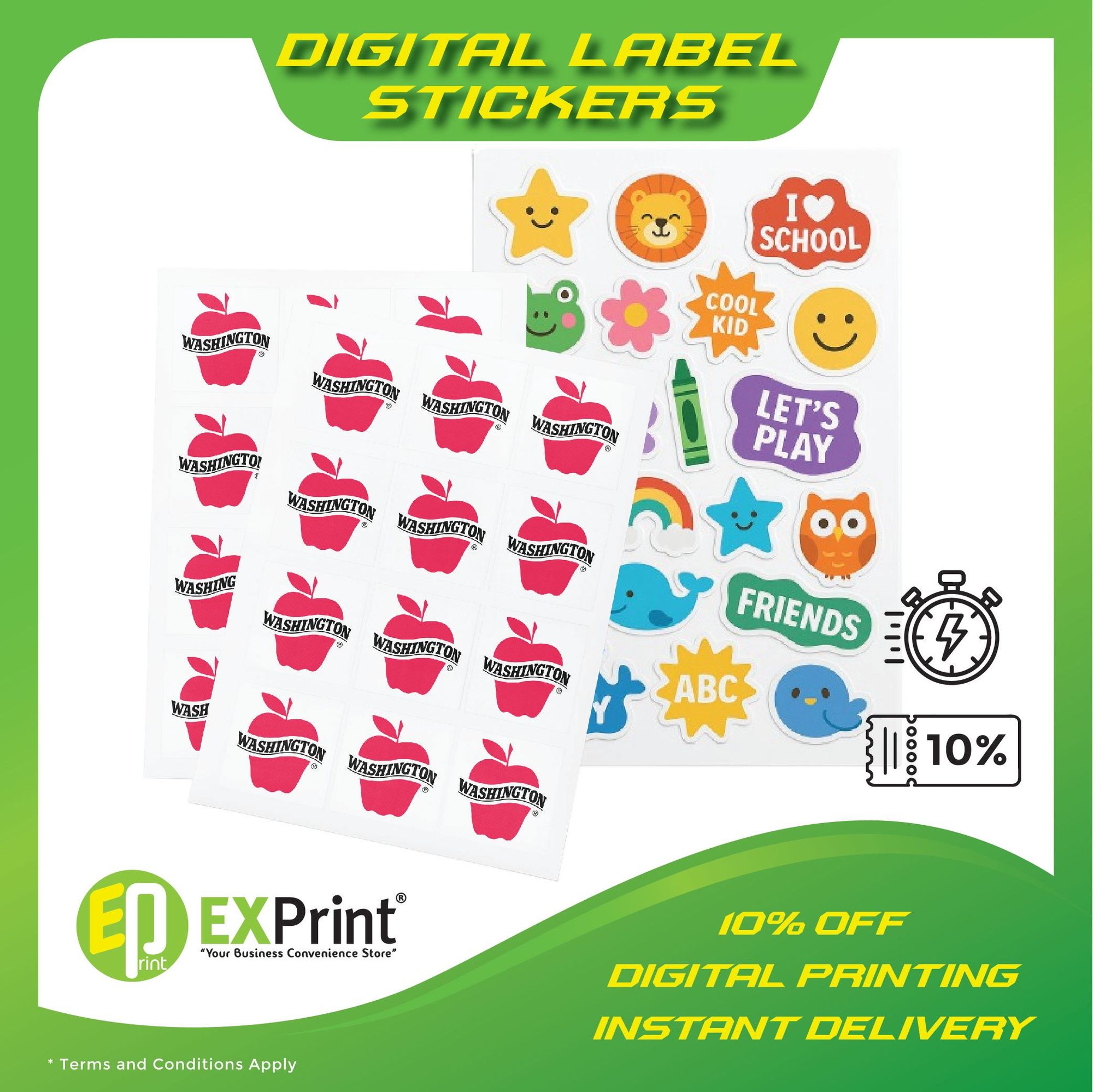 🟊 STICKER LABEL 1