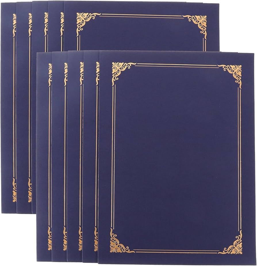 [D] READY MADE CERTIFICATE HOLDER + STAMPING 1