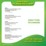 🟊 INSTANT RUBBER STAMP 5