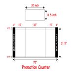 [O] PVC PROMOTION COUNTER (SET) 2