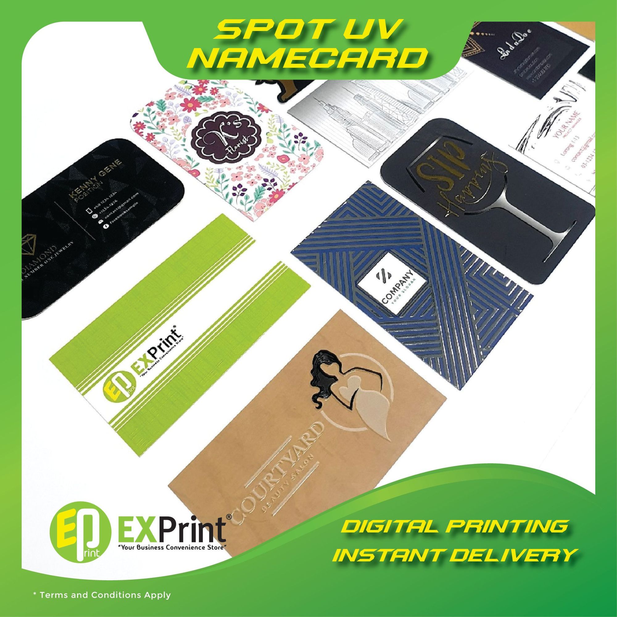 ✤ PREMIUM NAME CARD (SPOT UV) 1