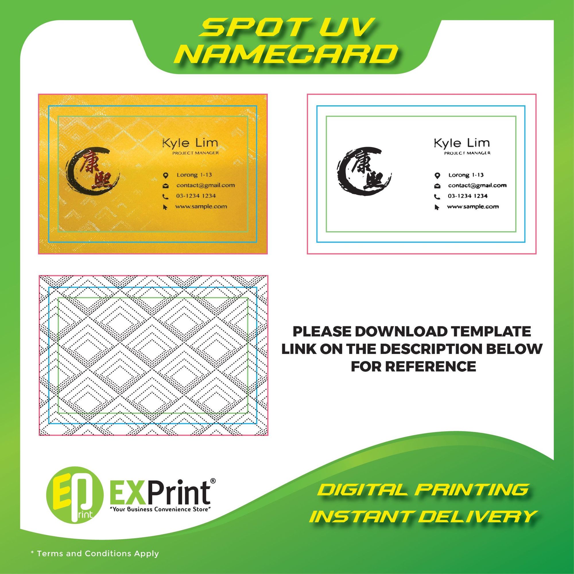 ✤ PREMIUM NAME CARD (SPOT UV) 3