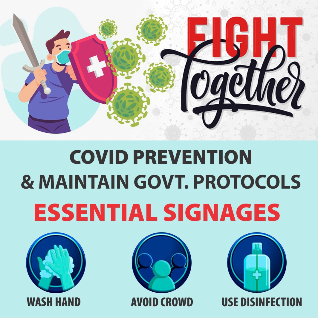 Covid Prevention Signages