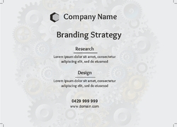 Postcard A6, Business