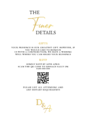 Silk / Knight white Card - Gold Foil