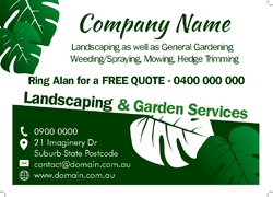 Postcard A6 PC201, Gardening, Landscaping, Gardener, Landscaper
