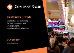 Postcard A6, Business, Advertising, Marketing