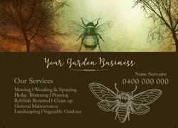 Postcard A6 PC209, Gardener, Landscaper, Nursery, Gardening