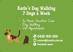 Postcard PC230,  Pet Care, Dog Walking, Animals
