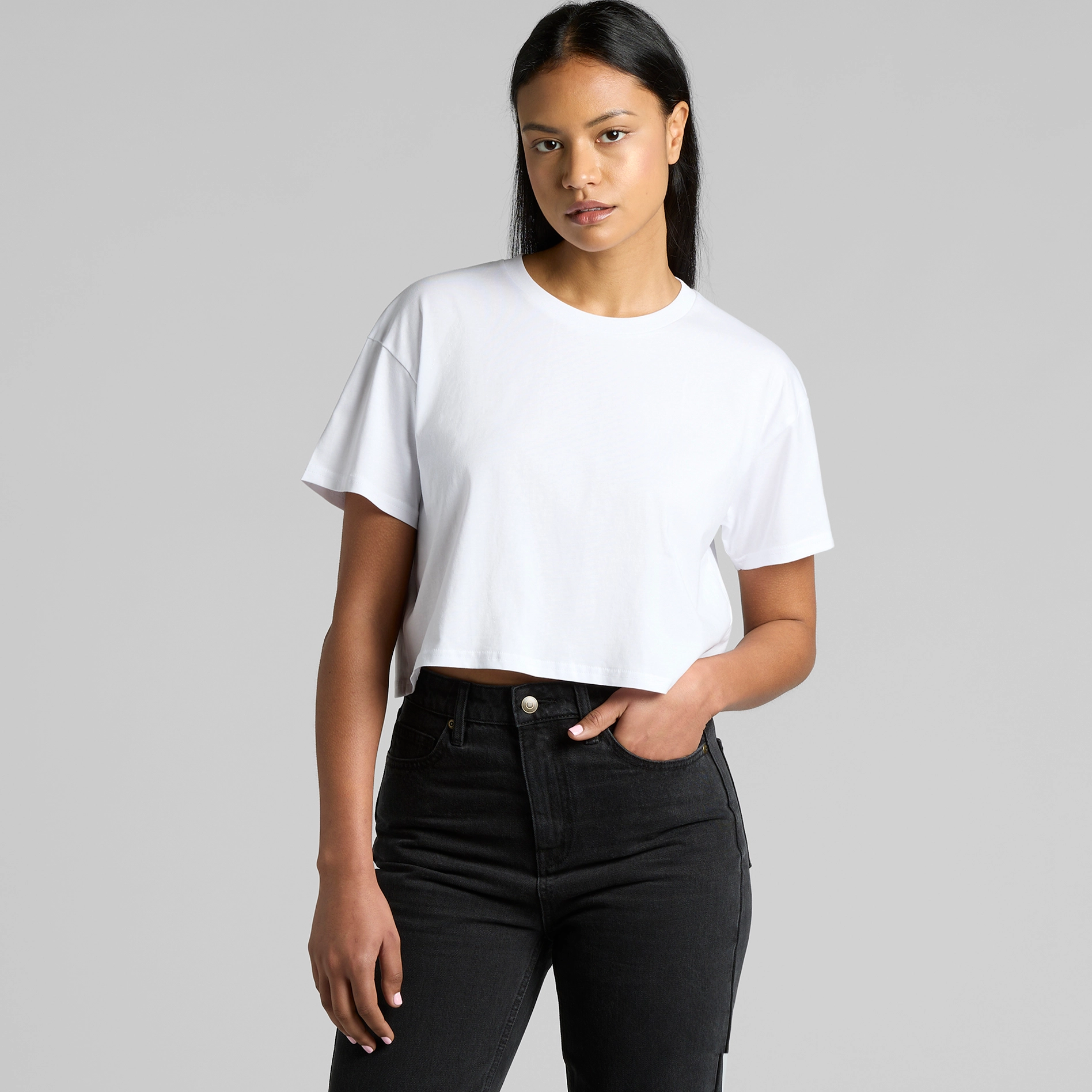 Custom Printed Crop Tee Womens Crop tee