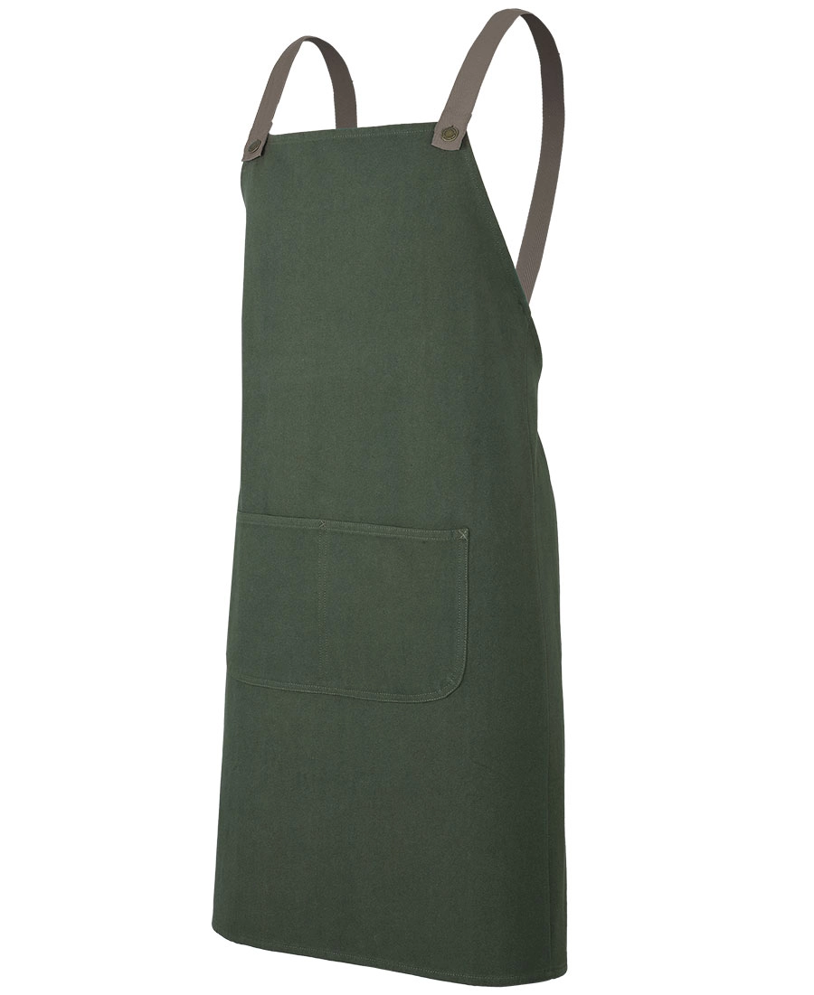 Cross Back Canvas Apron