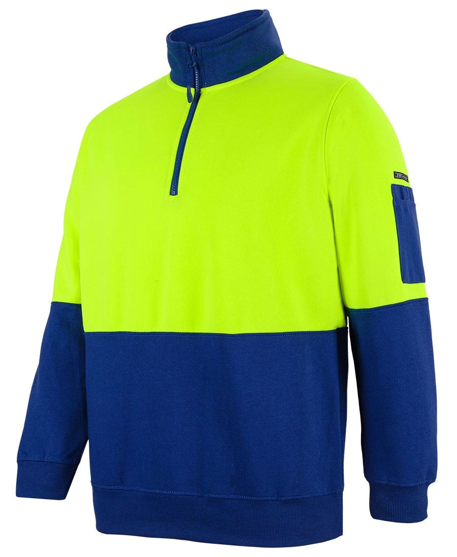 Hi Vis 1/2 Zip Fleecy