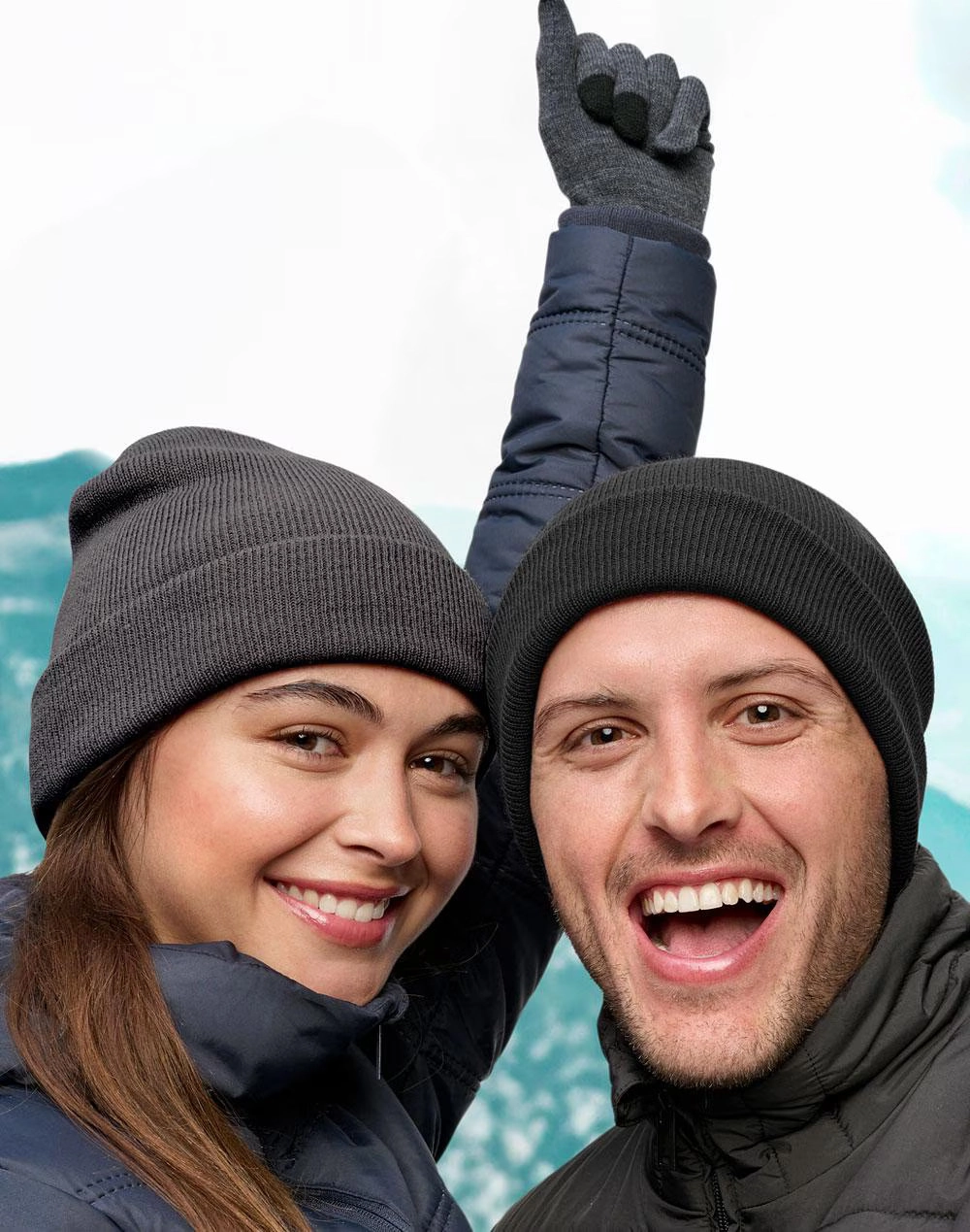 Roll Up rPET Knit Beanie