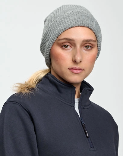 Roll Up Cable Knit Snug Beanie