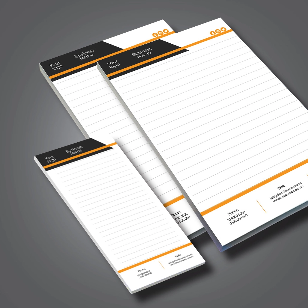 Two Colour Notepads