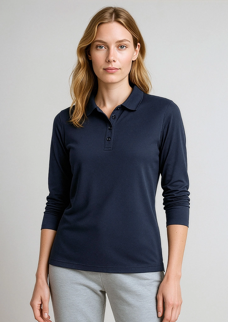 Women's Action Long Sleeve Polo