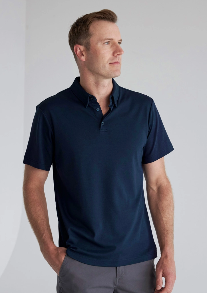 Men's Lotus Short Sleeve Polo