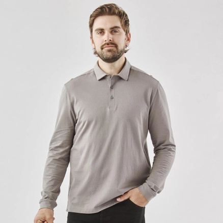 Stormtech Men's Nevada Long Sleeve Micro Pique Polo