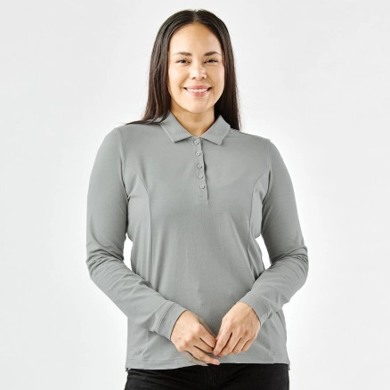 Stormtech Women's Nevada Long Sleeve Micro Pique Polo