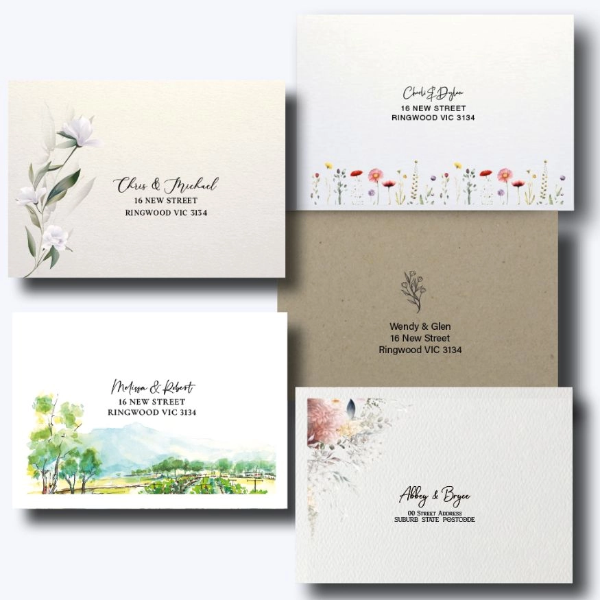 Printing Wedding Envelopes