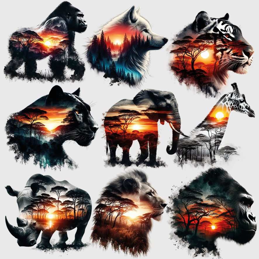 Wild Animals Clothing Prints