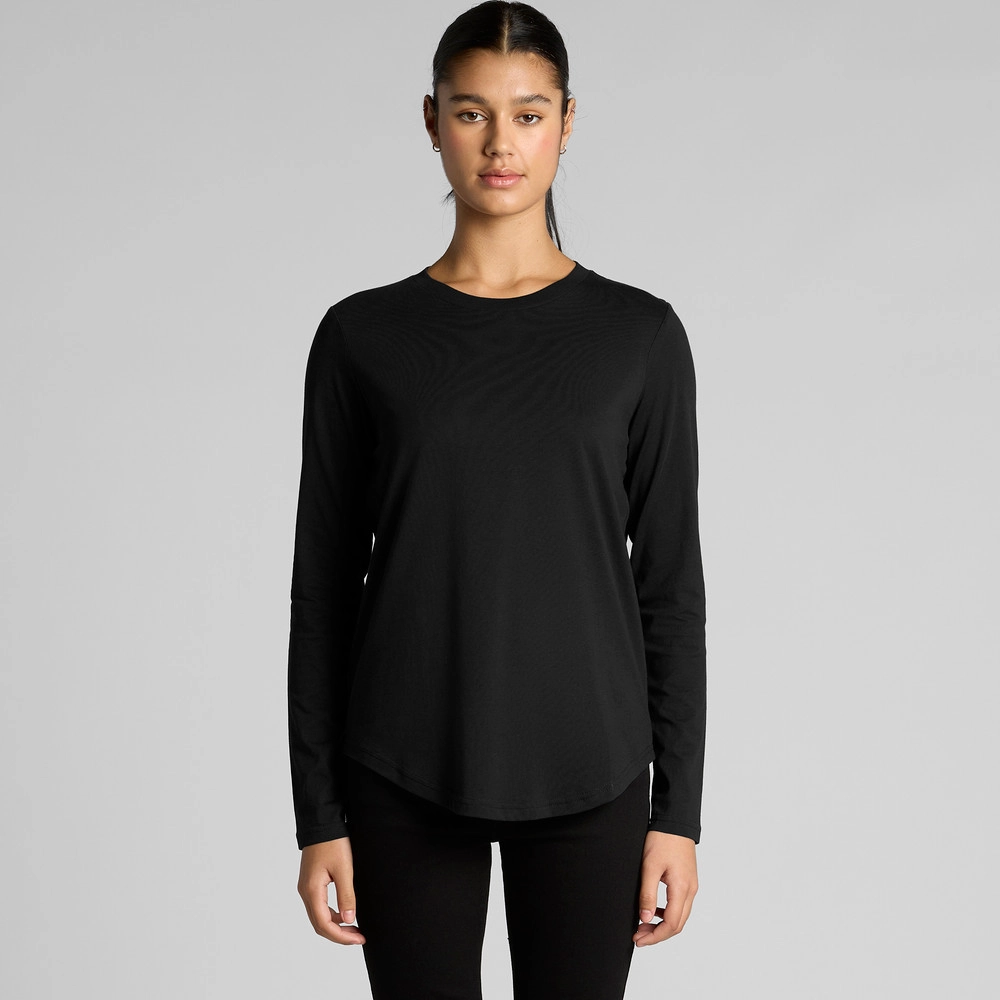 Women's Maple Curve Long Sleeve Tee 1