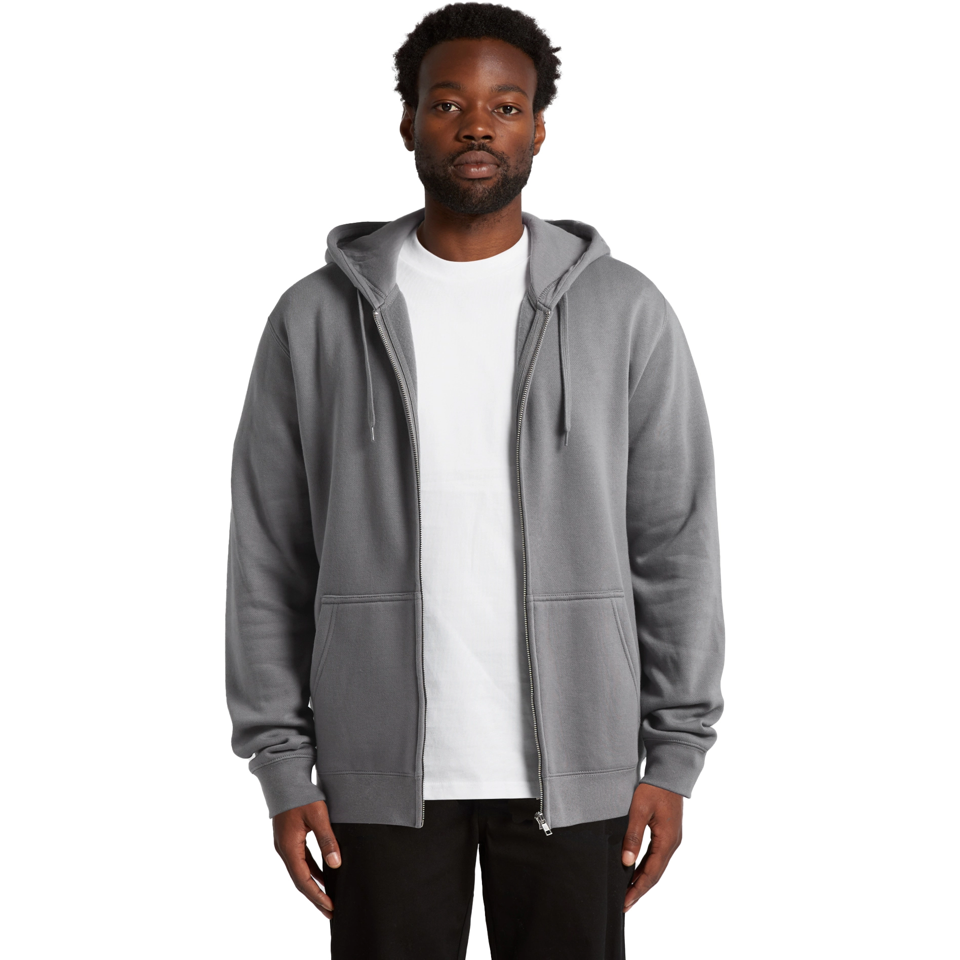 Men's Stencil Zip Hood 1