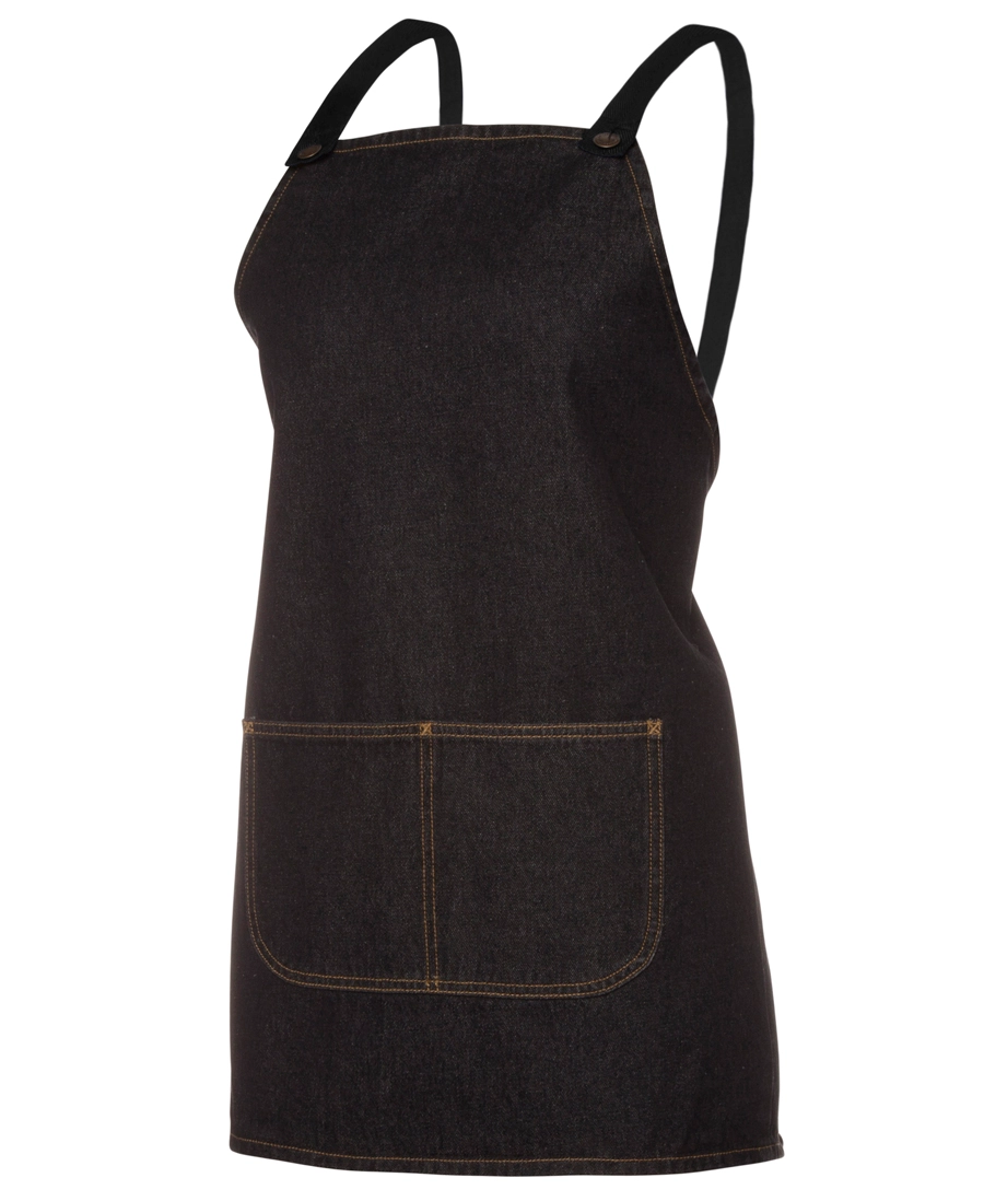 Cross Back Bib Denim Apron 2