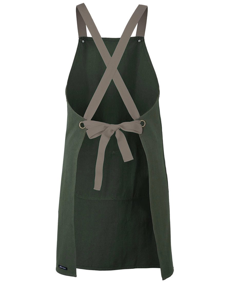 Cross Back Canvas Apron 2