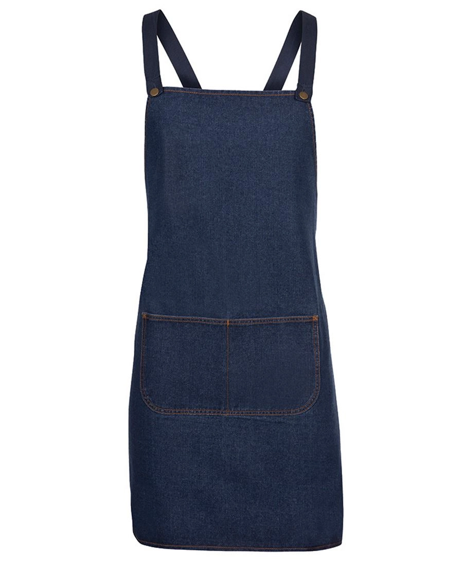 Cross Back Denim Apron 4