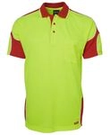 Hi Vis S/S Arm Panel Polo 5